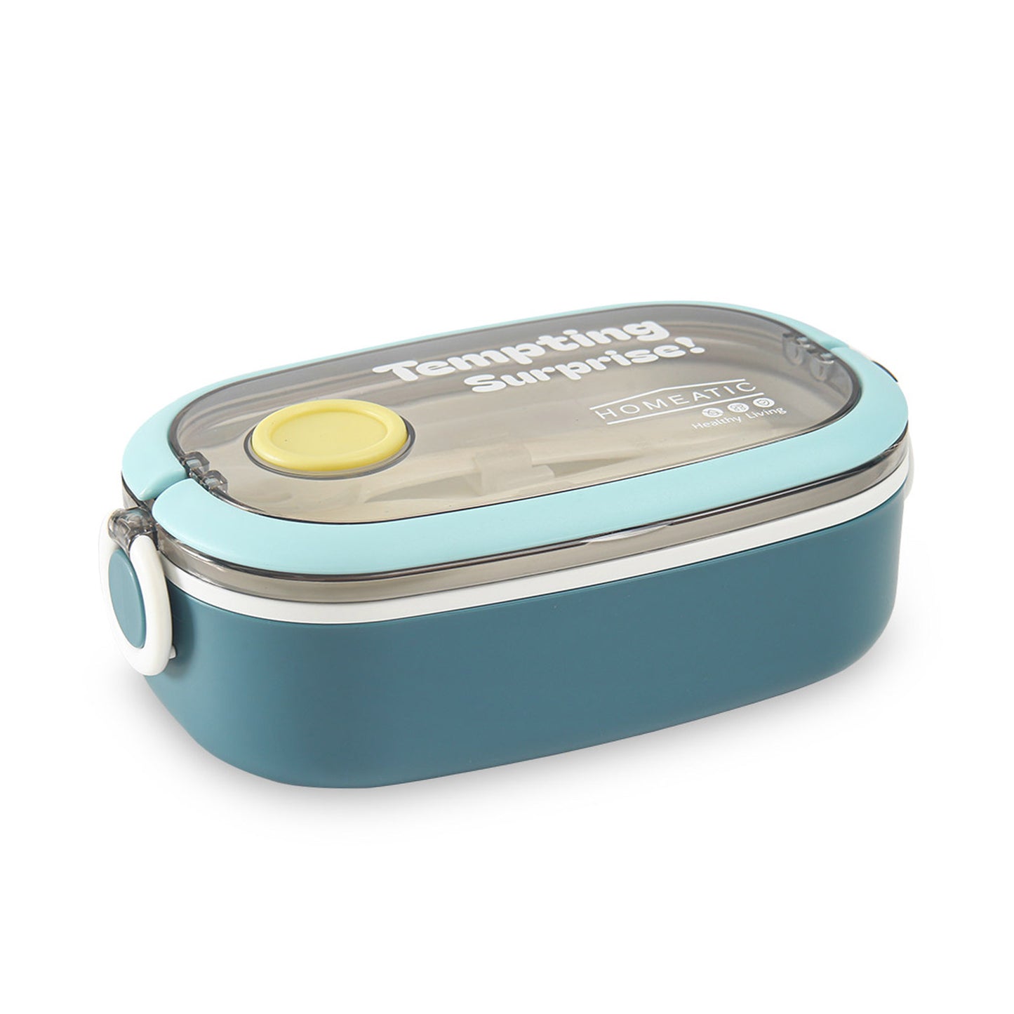 HOMEATIC TEMPTING SURPRISE BLUE STAINLESS STEEL LUNCH BOX 750ML