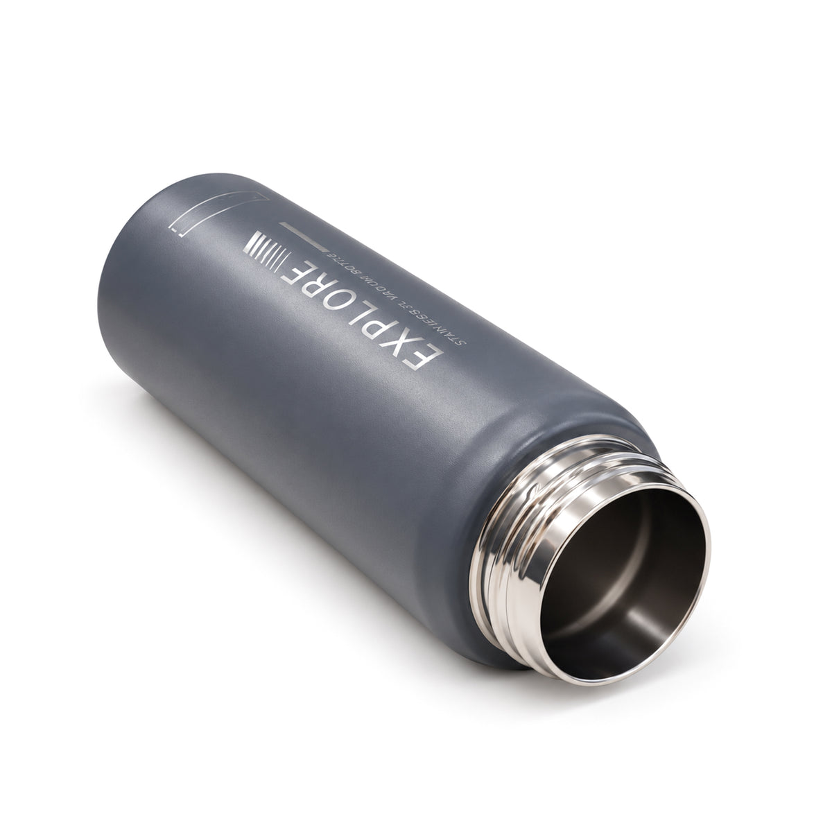 HOMEATIC EXPLORE STAINLESS STEEL WATER BOTTLE GREY