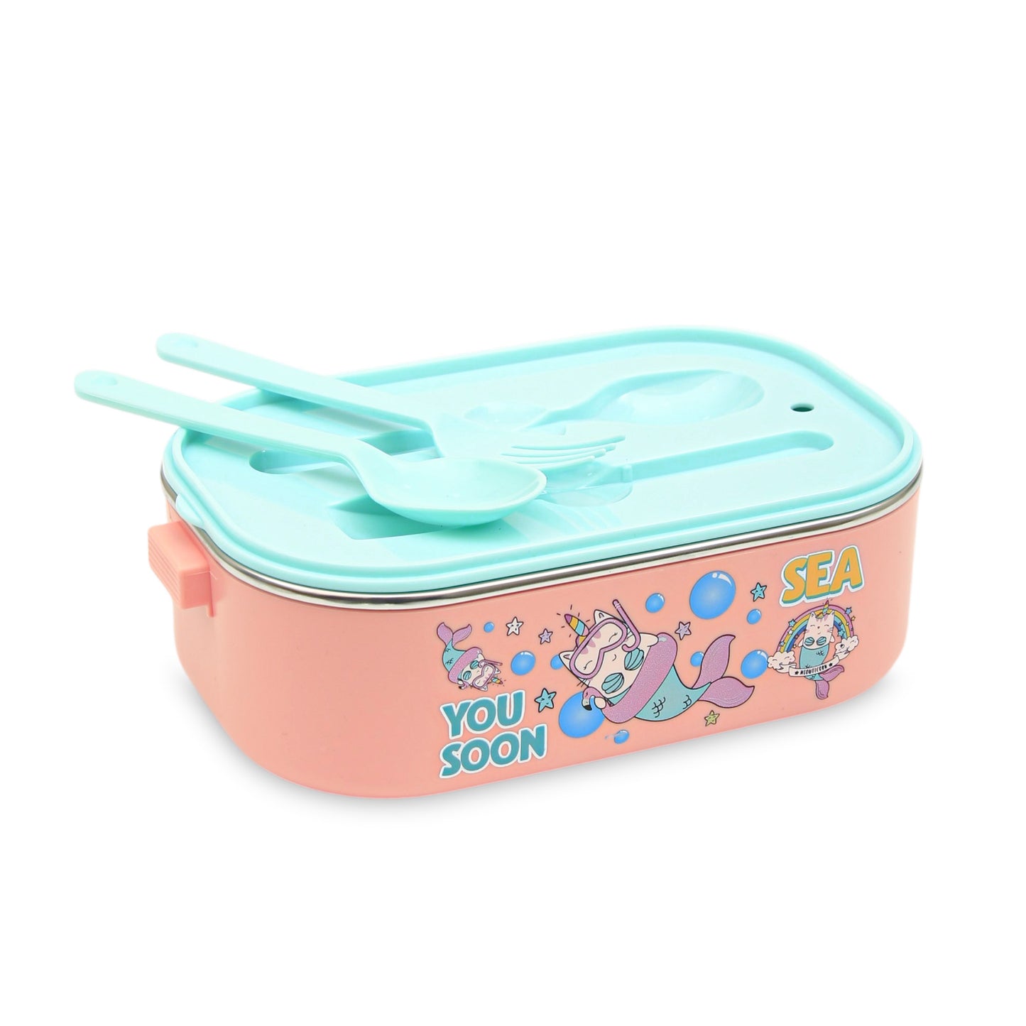 HOMEATIC SPACE EXPLORER DUAL-COMPARTMENT LUNCH BOX