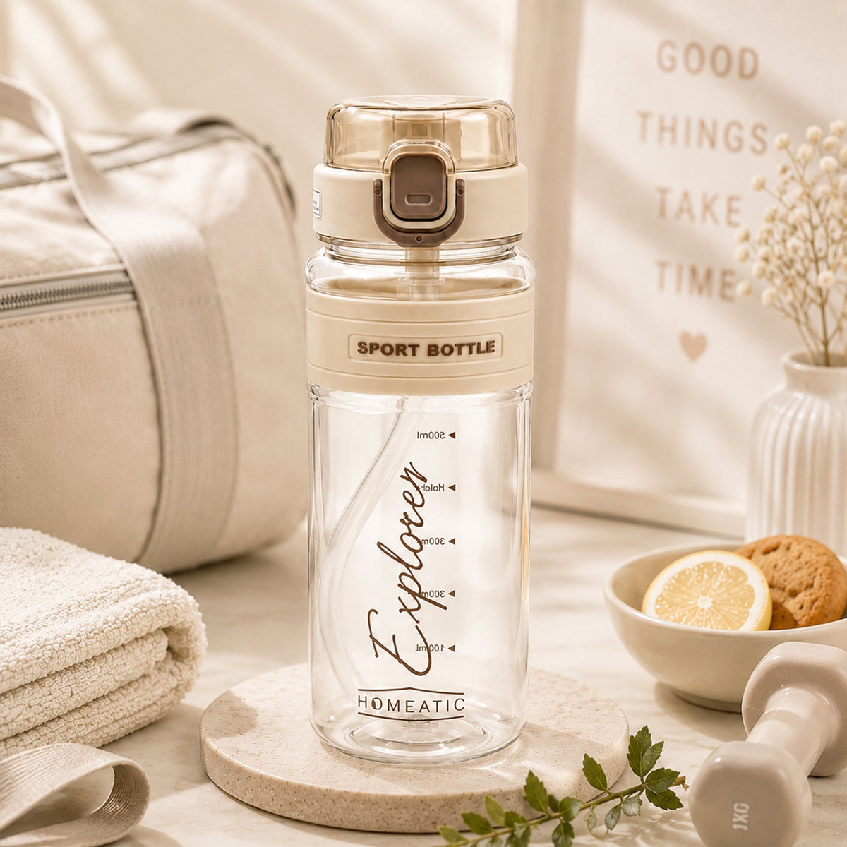 HOMEATIC EXPLORER SPORT BOTTLE WHITE