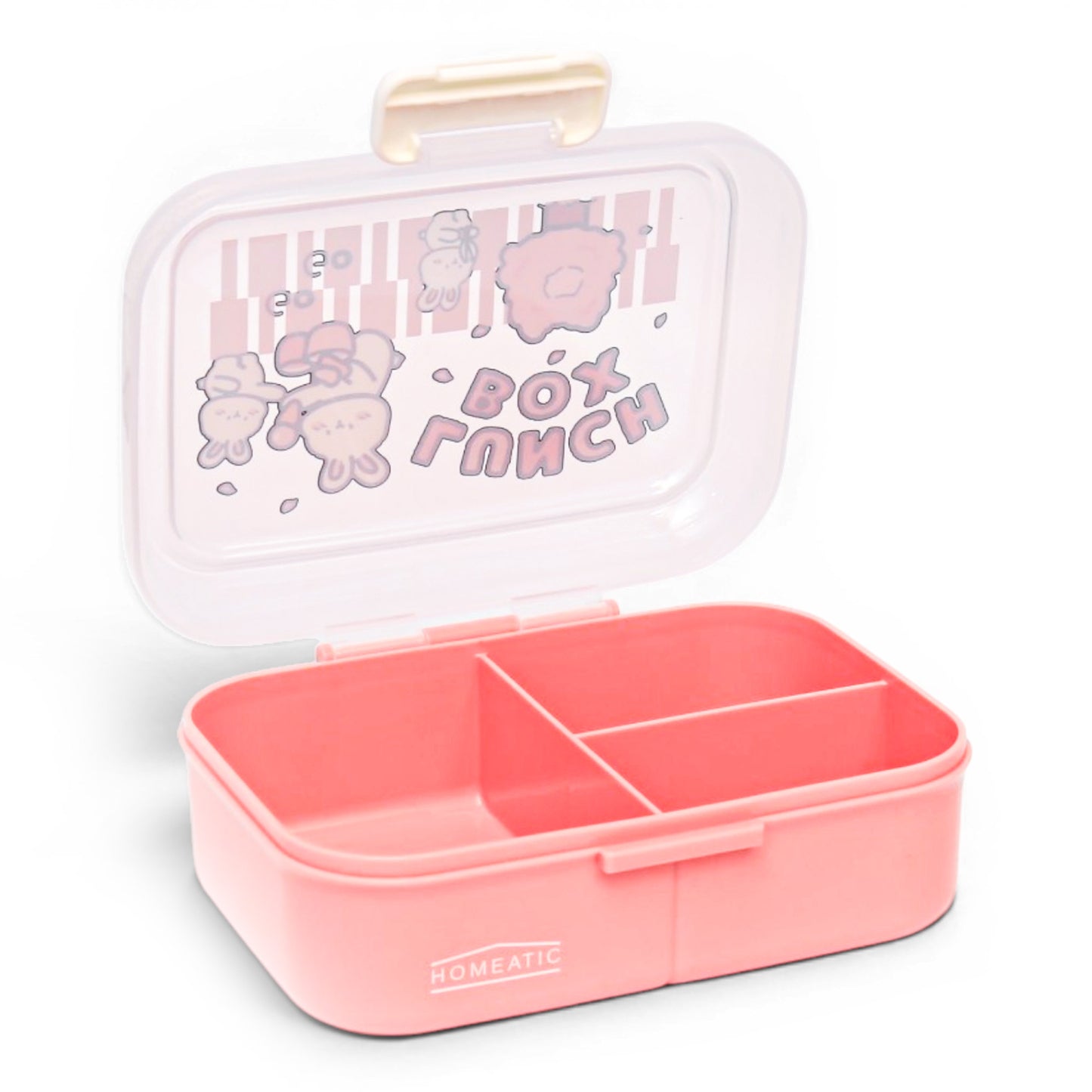 HOMEATIC KIDS BENTO LUNCH BOX - PINK