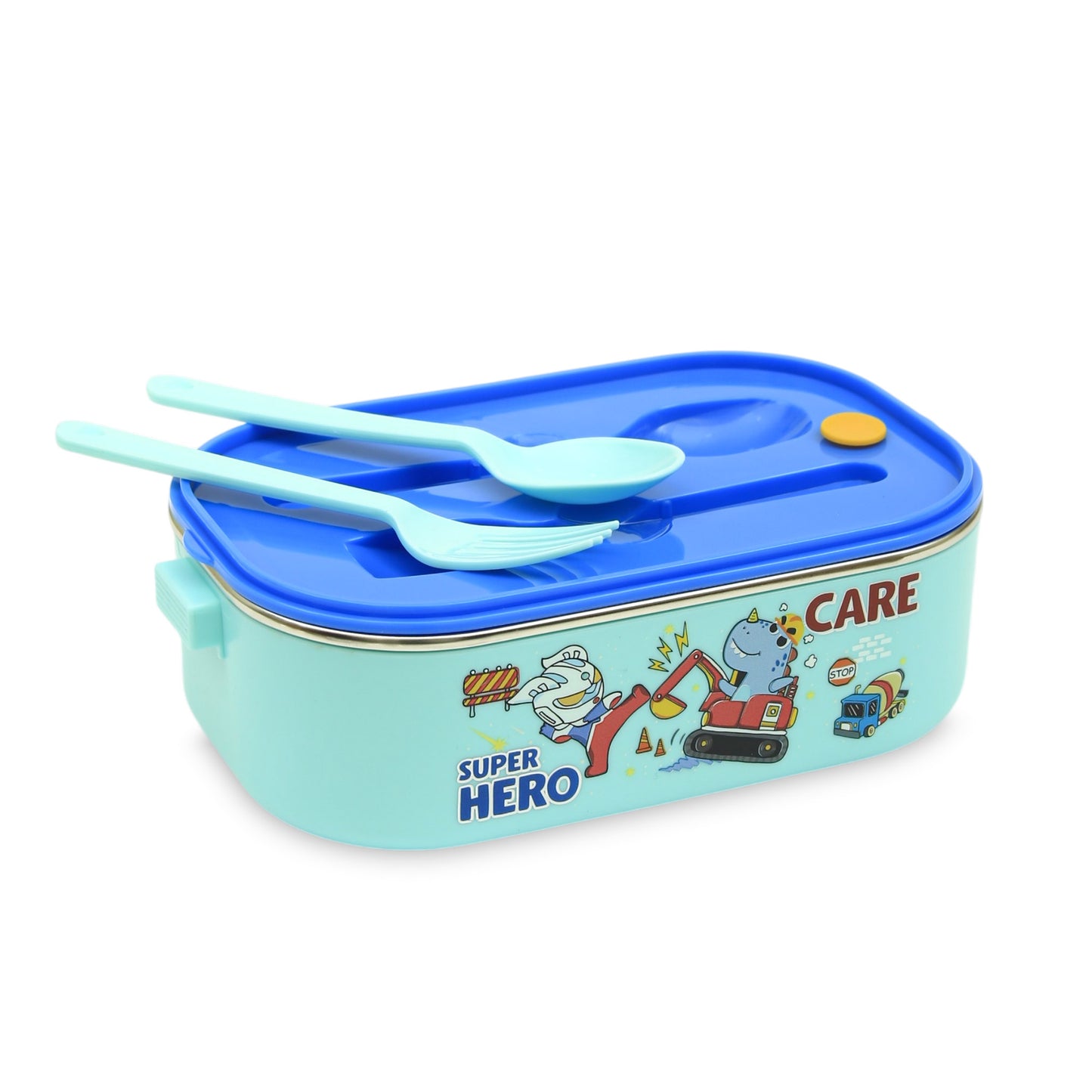 HOMEATIC SUPER HERO DUAL-COMPARTMENT LUNCH BOX
