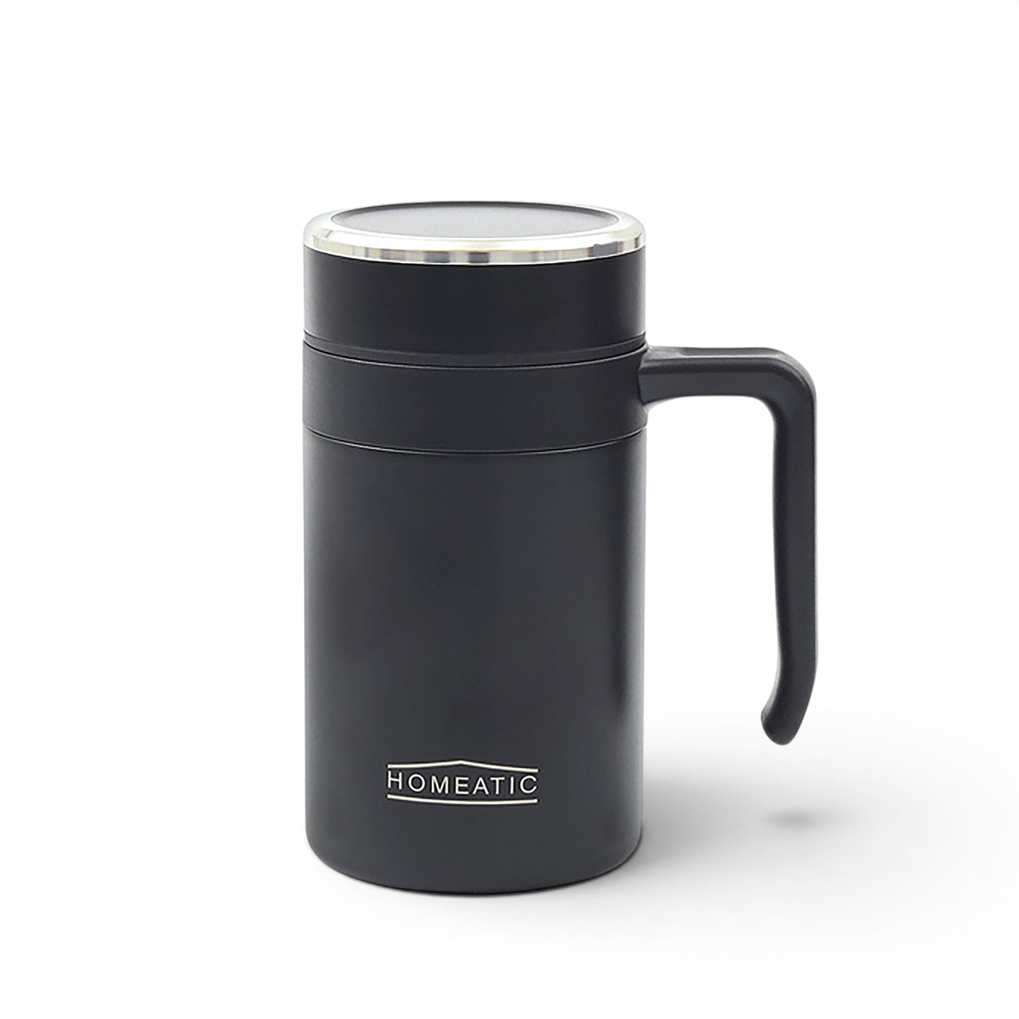 HOMEATIC BLACK COFFEE MUG 500ML