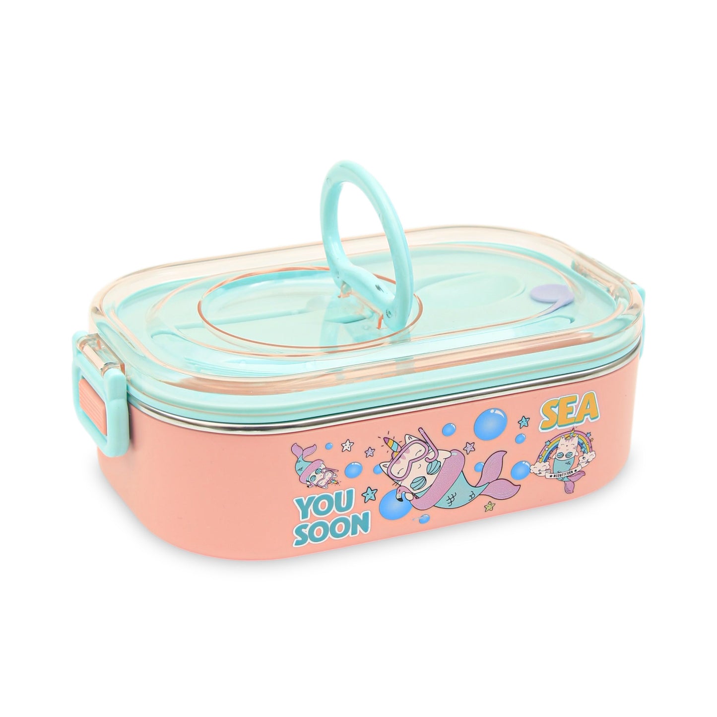 HOMEATIC SPACE EXPLORER DUAL-COMPARTMENT LUNCH BOX