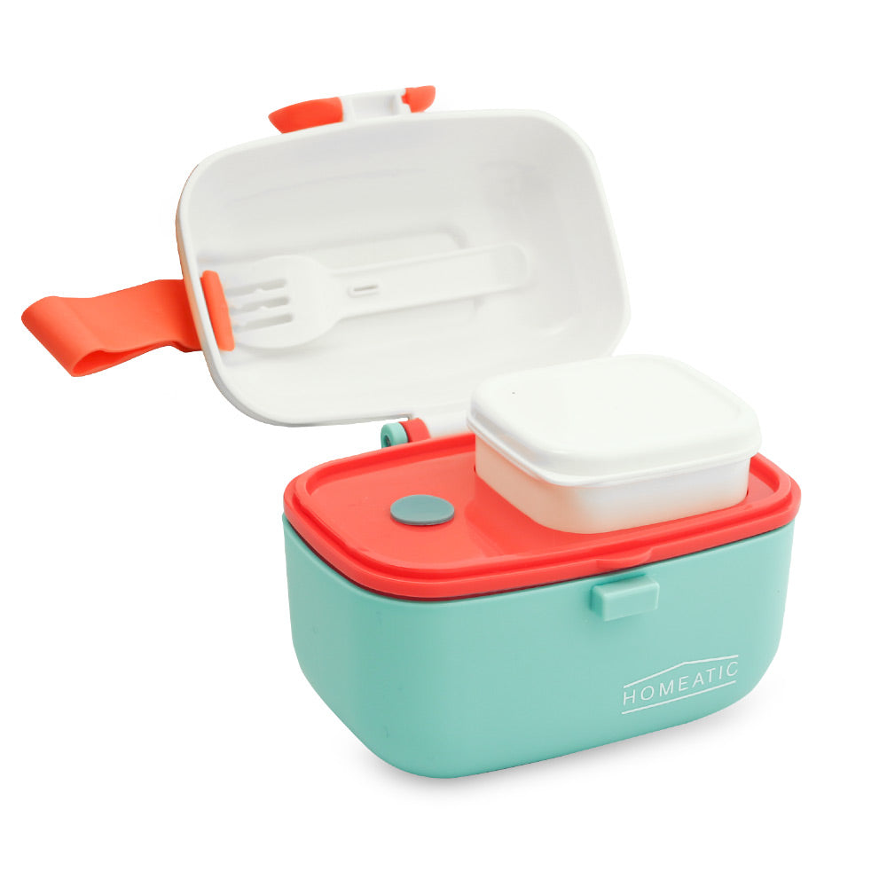 HOMEATIC KIDS BLUE SNACK CONTAINER LUNCH BOX 450ML