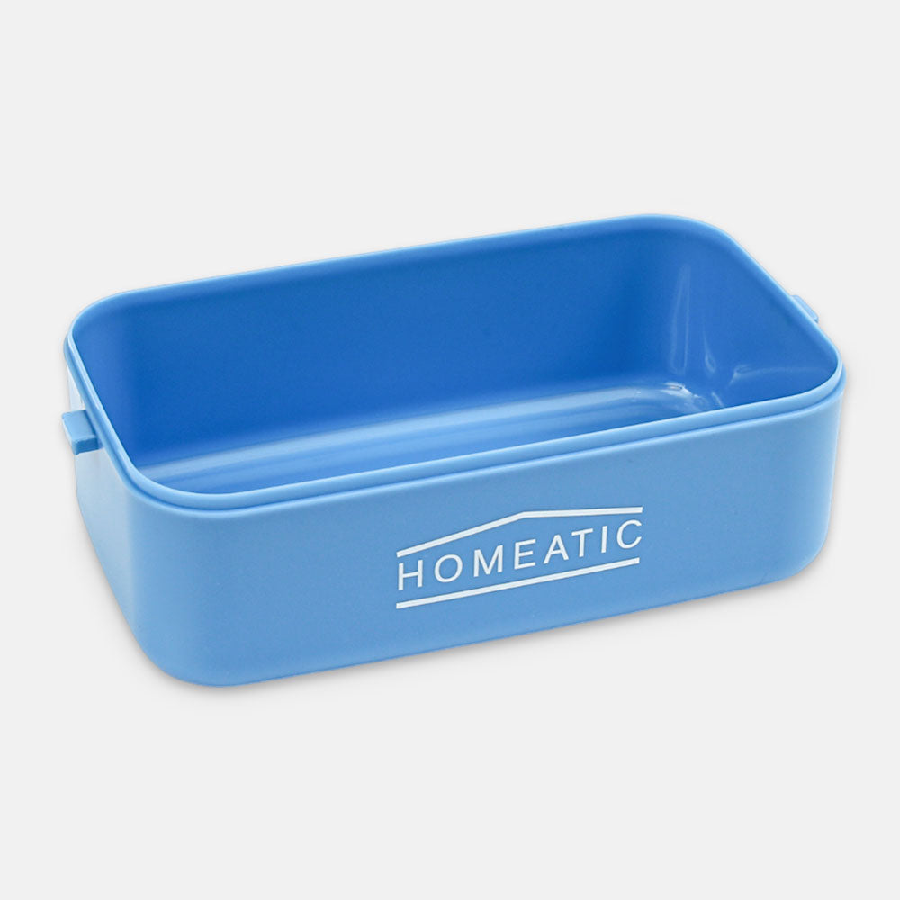 HOMEATIC KAWAI FRIENDS BLUE PLASTIC LUNCH BOX WITH CUTLERY 1LTR