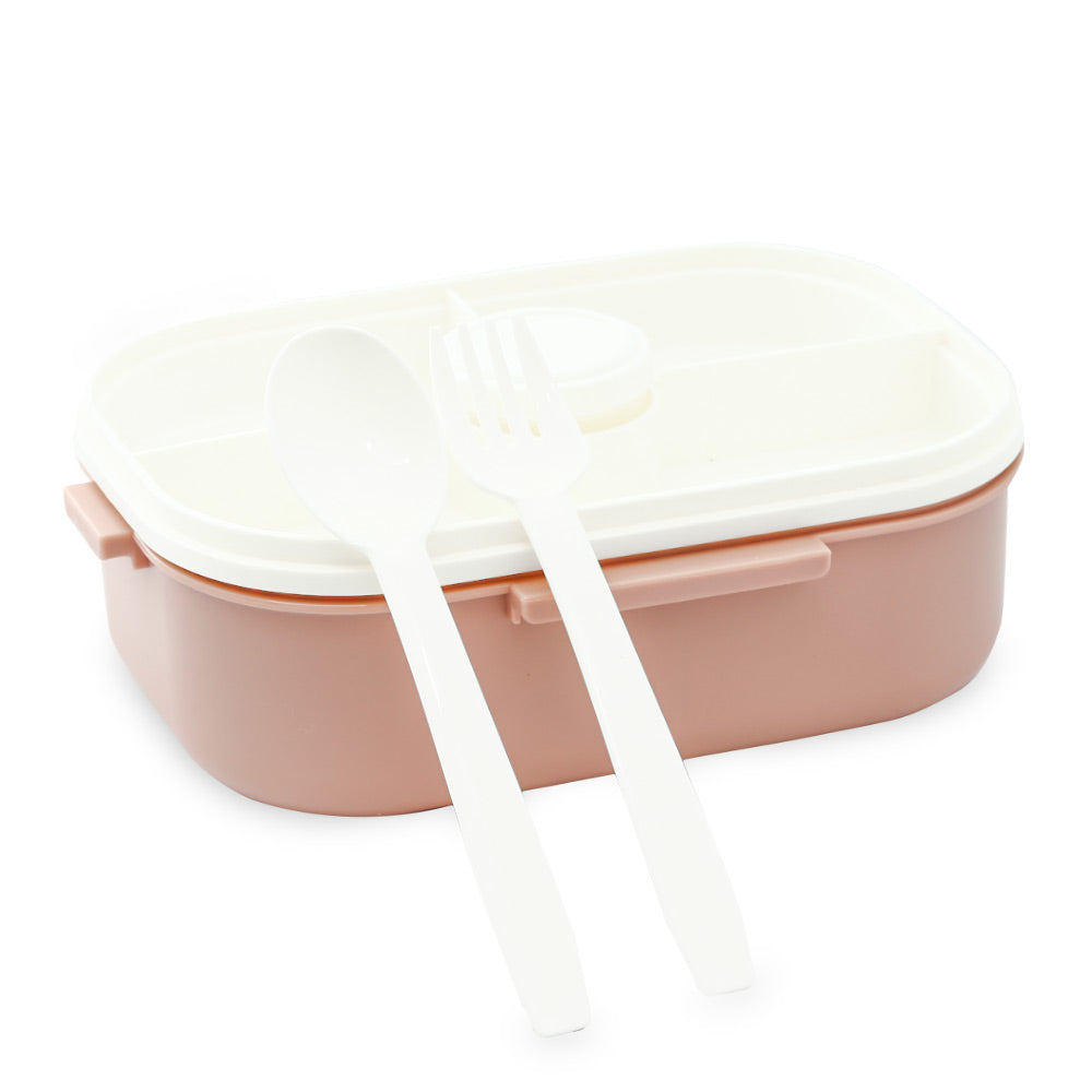HOMEATIC PLASTIC PINK LUNCH BOX 1100ML