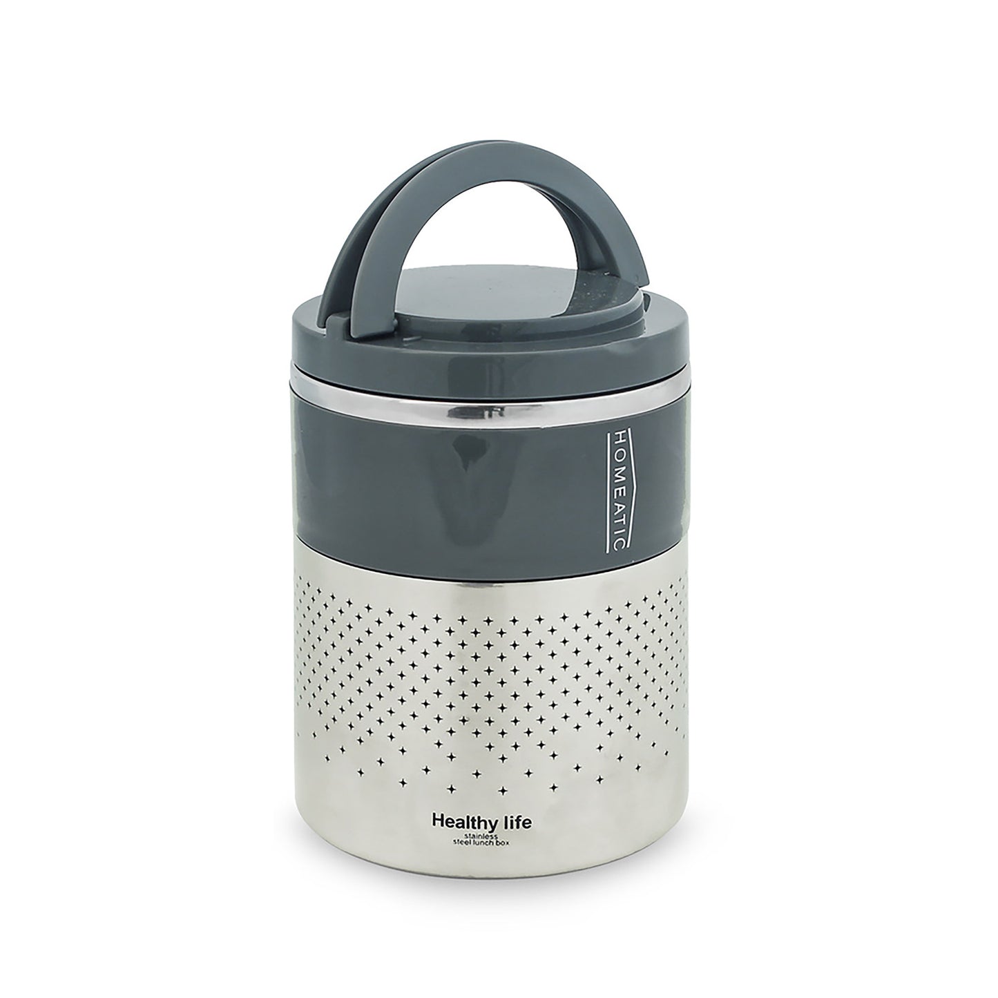 HOMEATIC MULTI-TIER STAINLESS STEEL OFFICE LUNCH BOX 1500ML