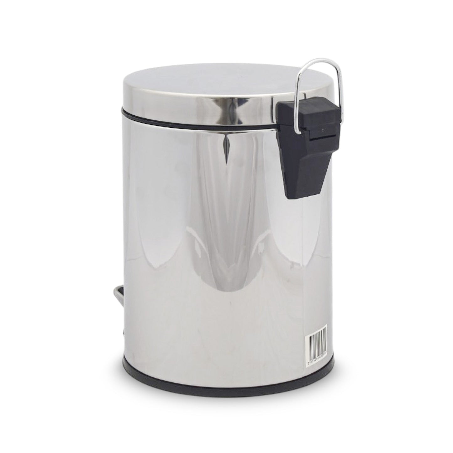 HOMEATIC STAINLES STEEL WASTE BIN - SILVER