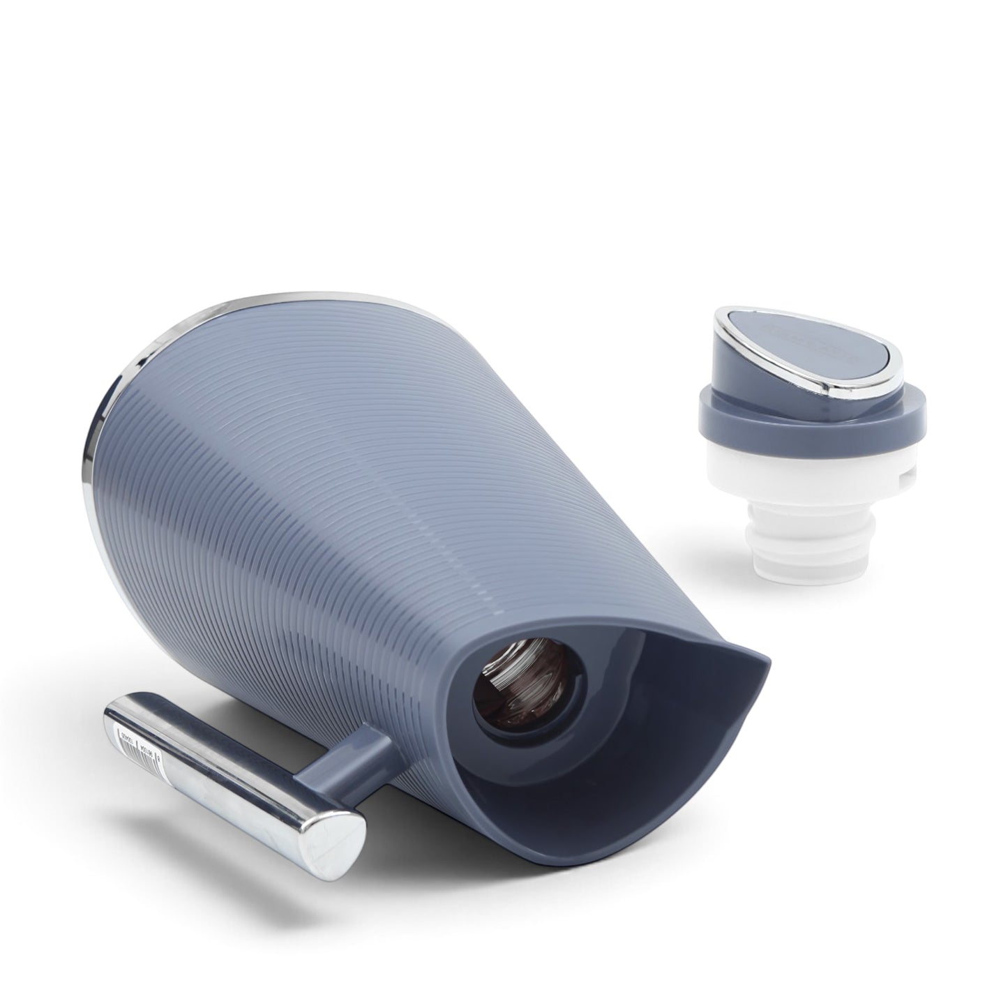 HOMEATIC GLASS VACUUM FLASK GREY