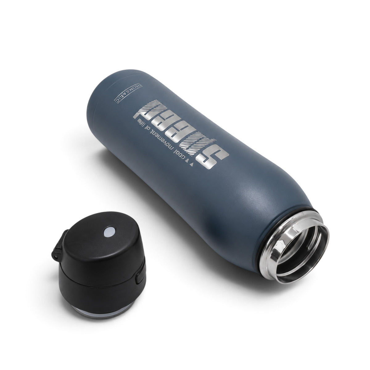 HOMEATIC VACUUM FLASK NAVY STEEL WATER BOTTLE 800 ML