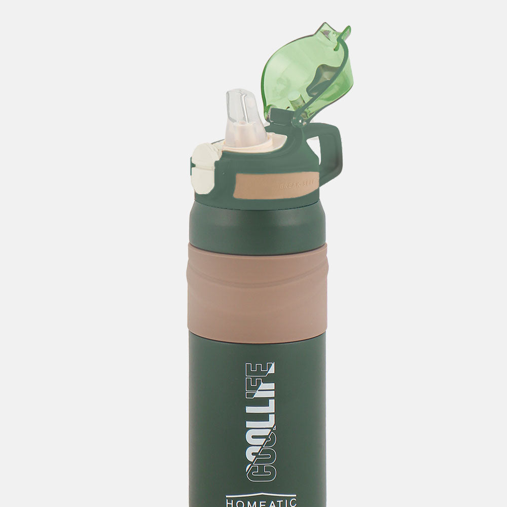 STEEL WATER BOTTLE 650 ML GREEN