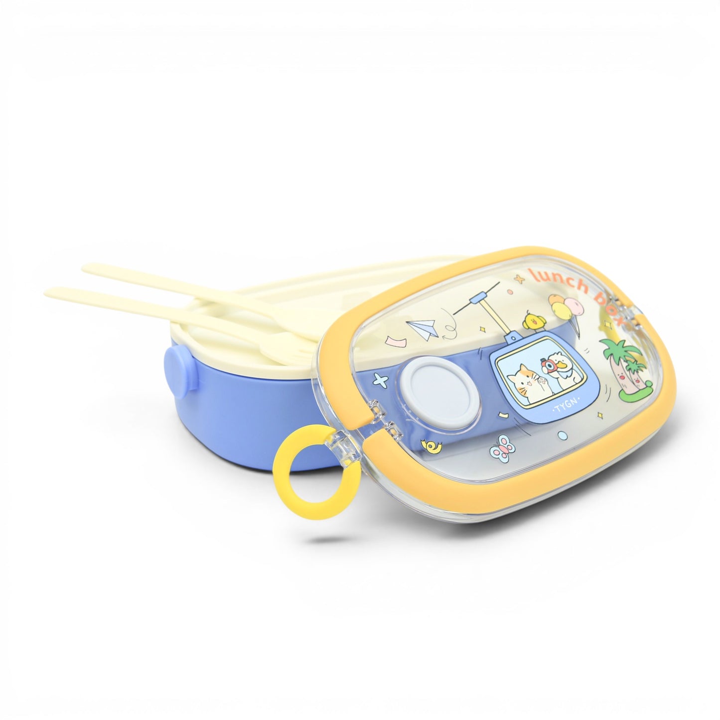 HOMEATIC TEMPTING SURPRISE BLUE STAINLESS STEEL LUNCH BOX 750ML