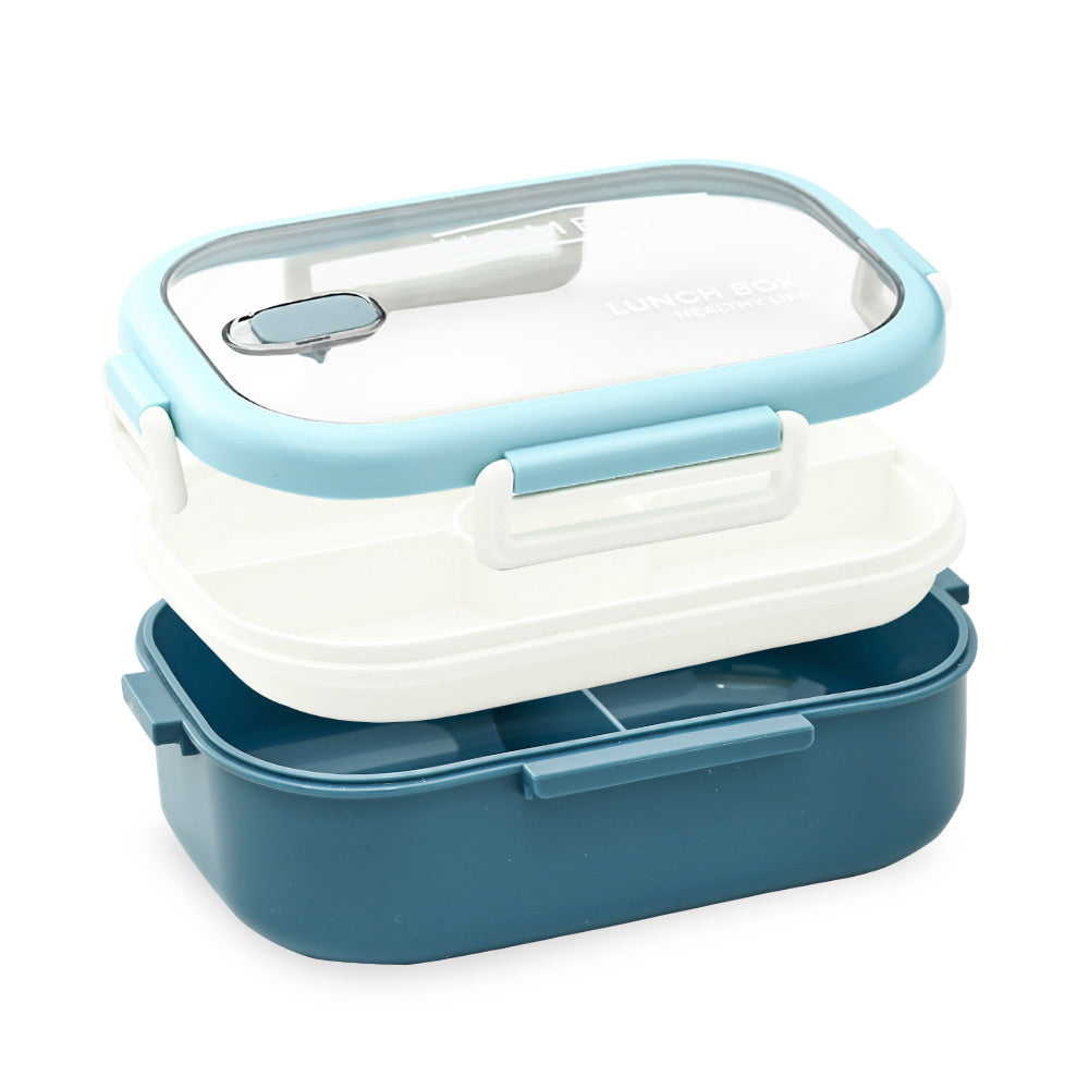 HOMEATIC PLASTIC BLUE LUNCH BOX 1100ML