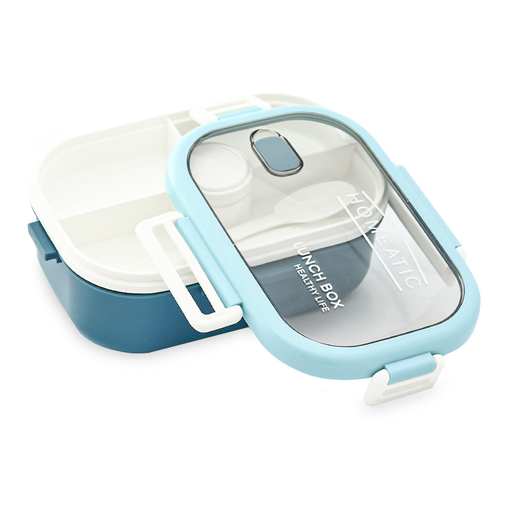 HOMEATIC PLASTIC BLUE LUNCH BOX 1100ML
