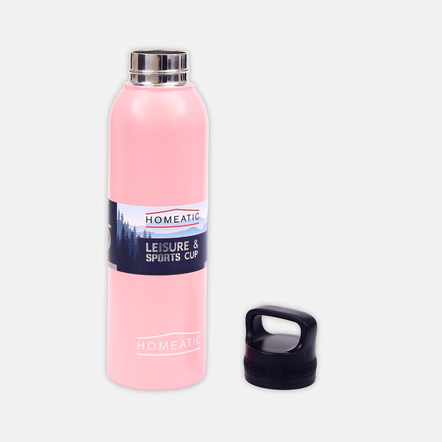 HOMEATIC VACUUM FLASK - 730ML PINK