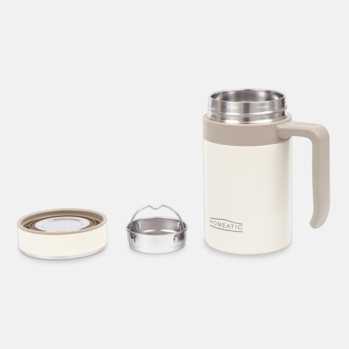 HOMEATIC WHITE COFFEE MUG 500ML