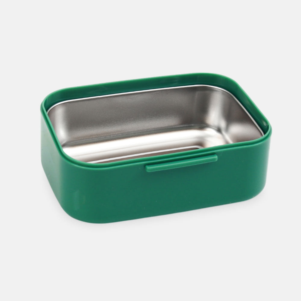 HOMEATIC STACKABLE MULTI-TIER STAINLESS STEEL GREEN LUNCH BOX 200*2 + 600ML
