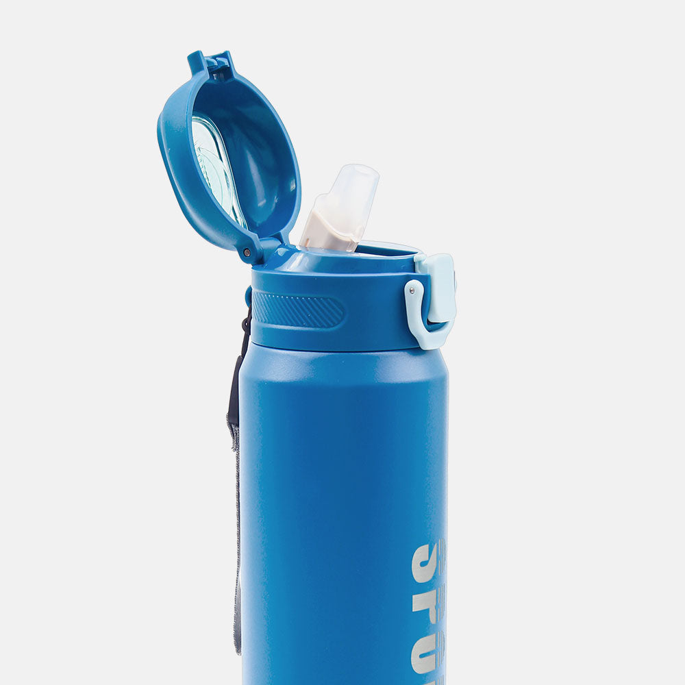 HOMEATIC VACUUM FLASK - BLUE STEEL WATER BOTTLE 800 ML
