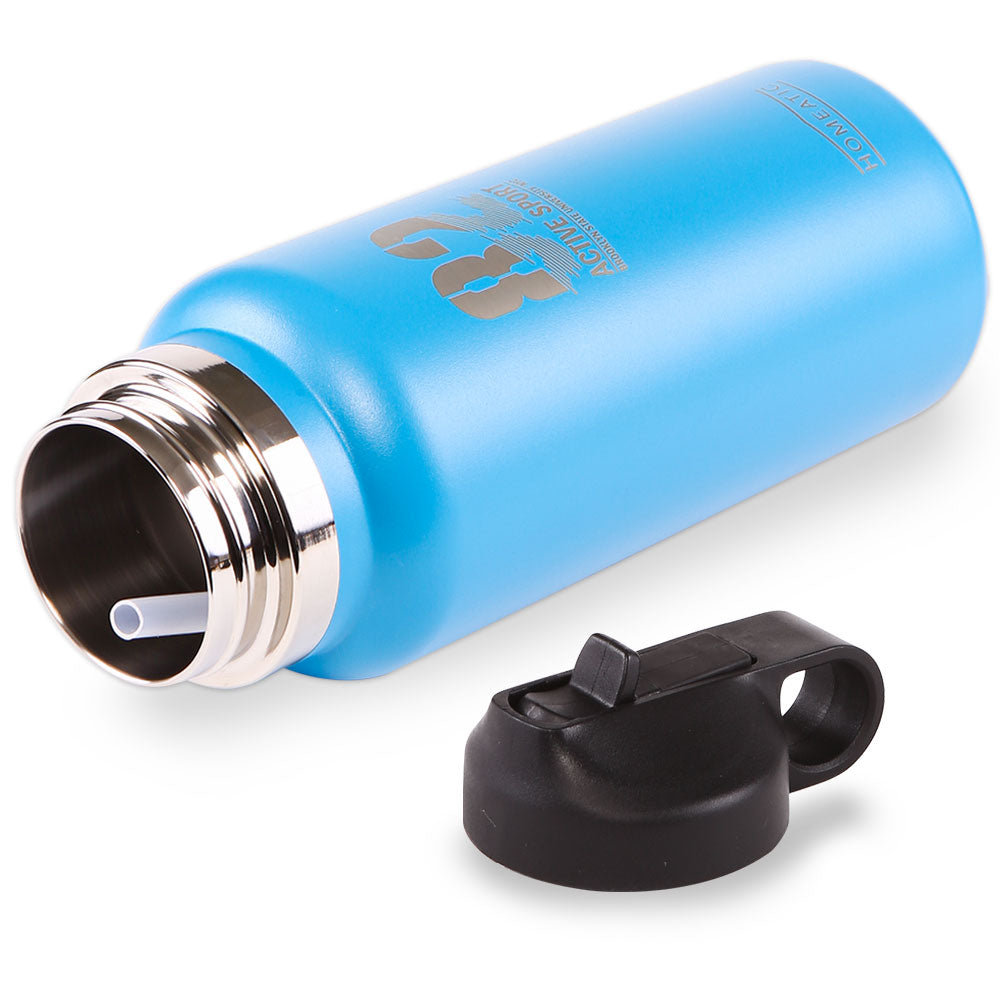 STEEL WATER BOTTLE 960 ML - BLUE
