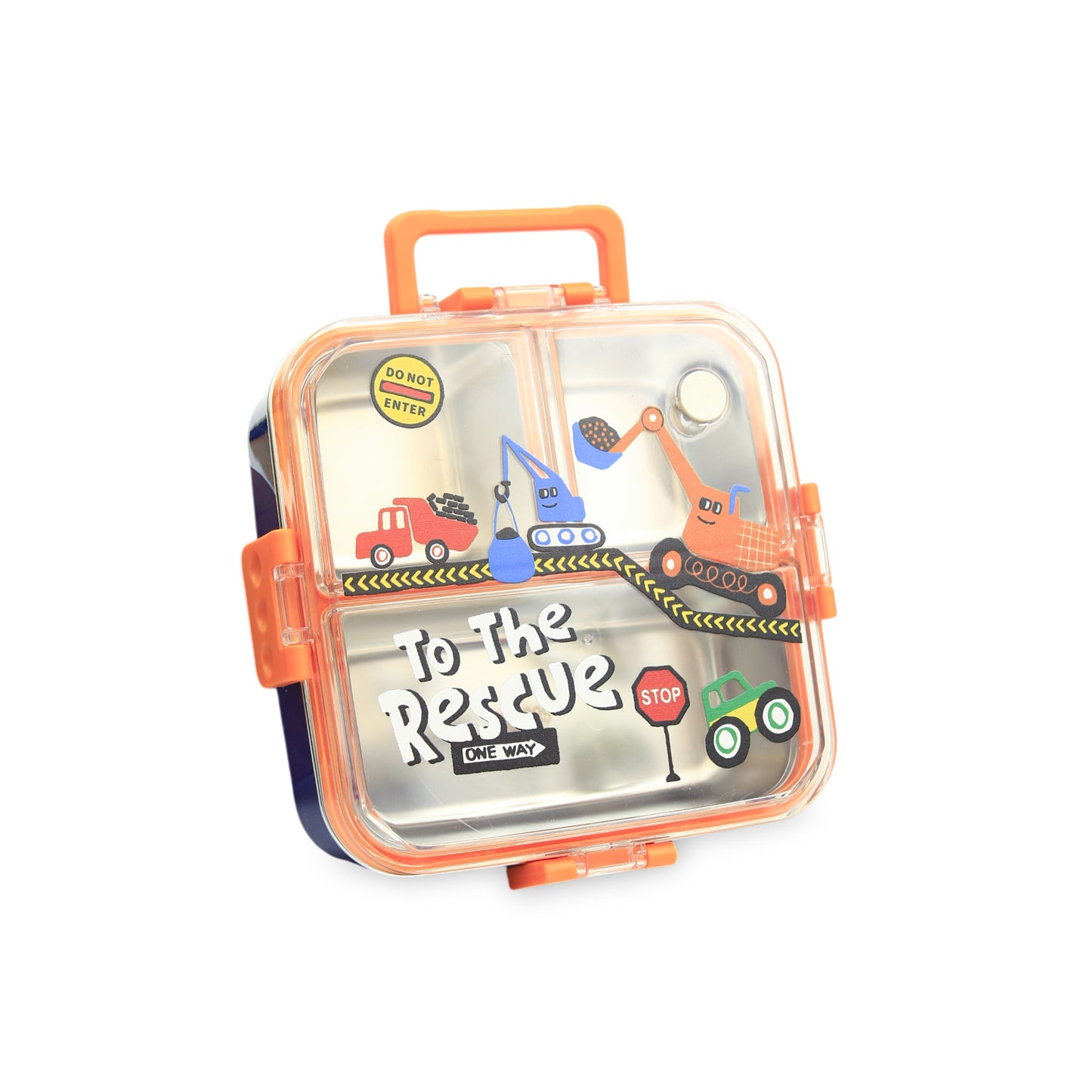 HOMEATIC "TO THE RESCUE" THREE-COMPARTMENT LUNCH BOX