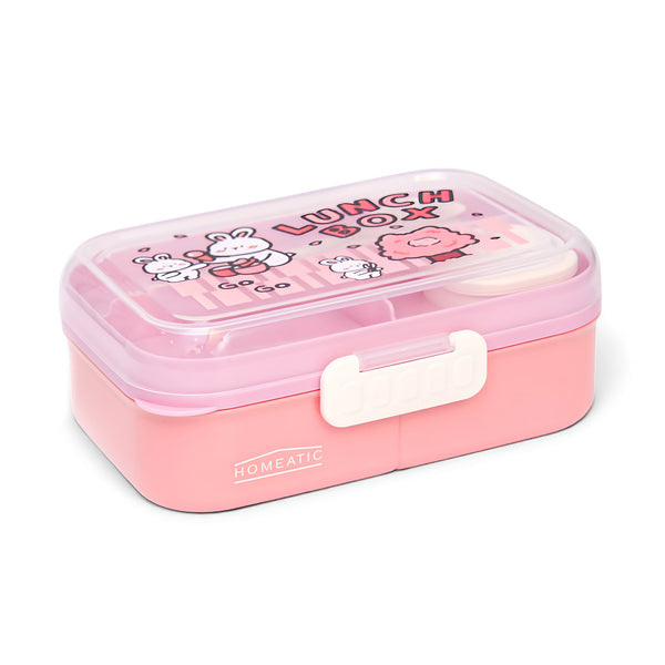 HOMEATIC KIDS BENTO LUNCH BOX - PINK