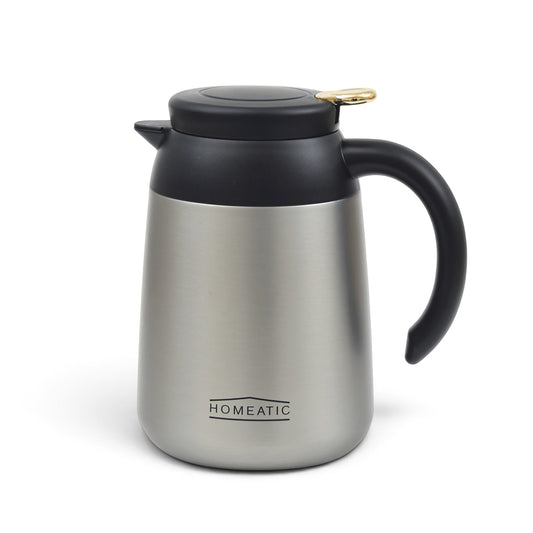 HOMEATIC VACUUM COFFEE POT SILVER 1000 ML
