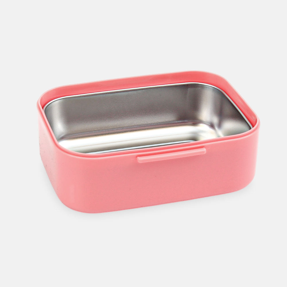 HOMEATIC STACKABLE MULTI-TIER STAINLESS STEEL PINK LUNCH BOX 200*2 + 600ML