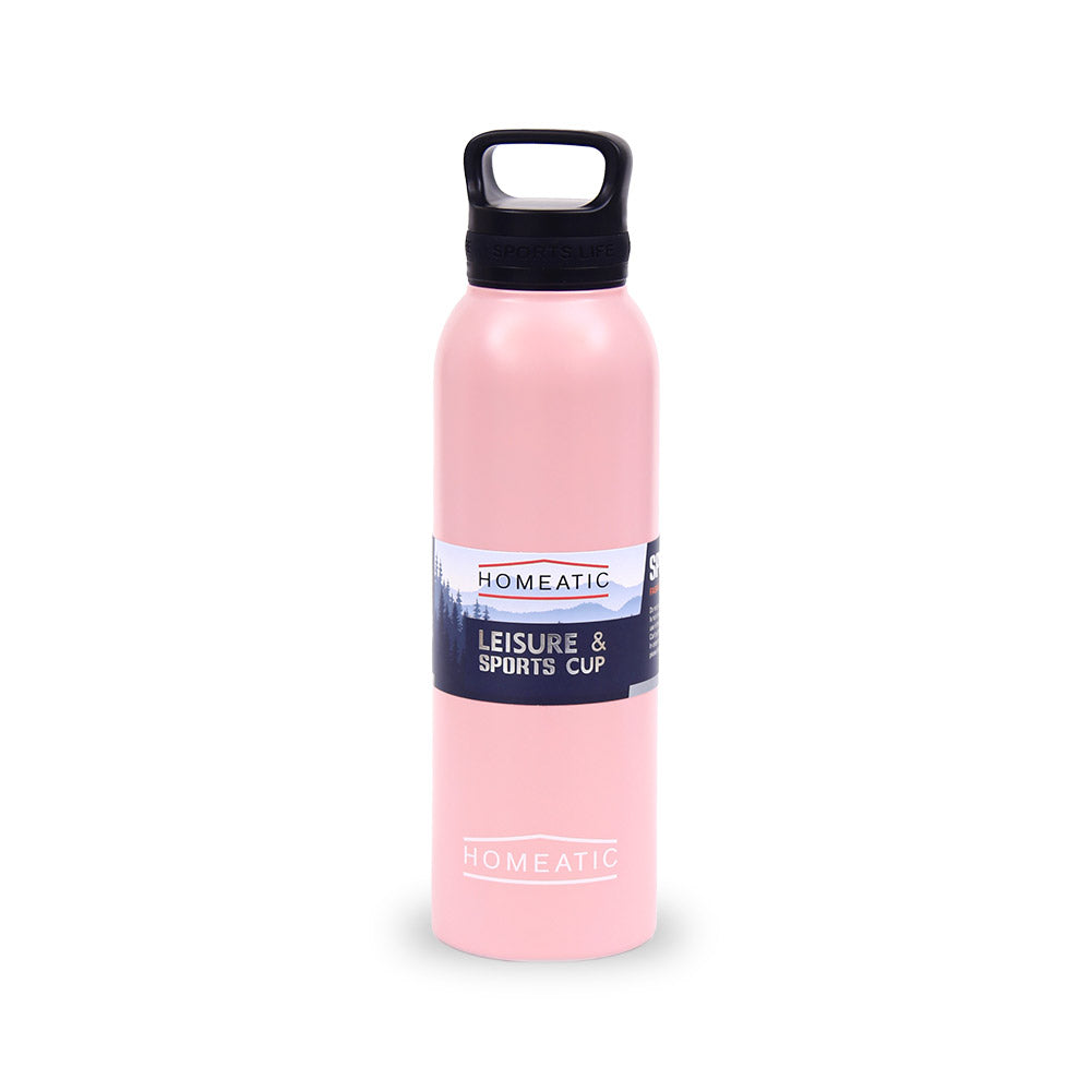 HOMEATIC VACUUM FLASK - 730ML PINK
