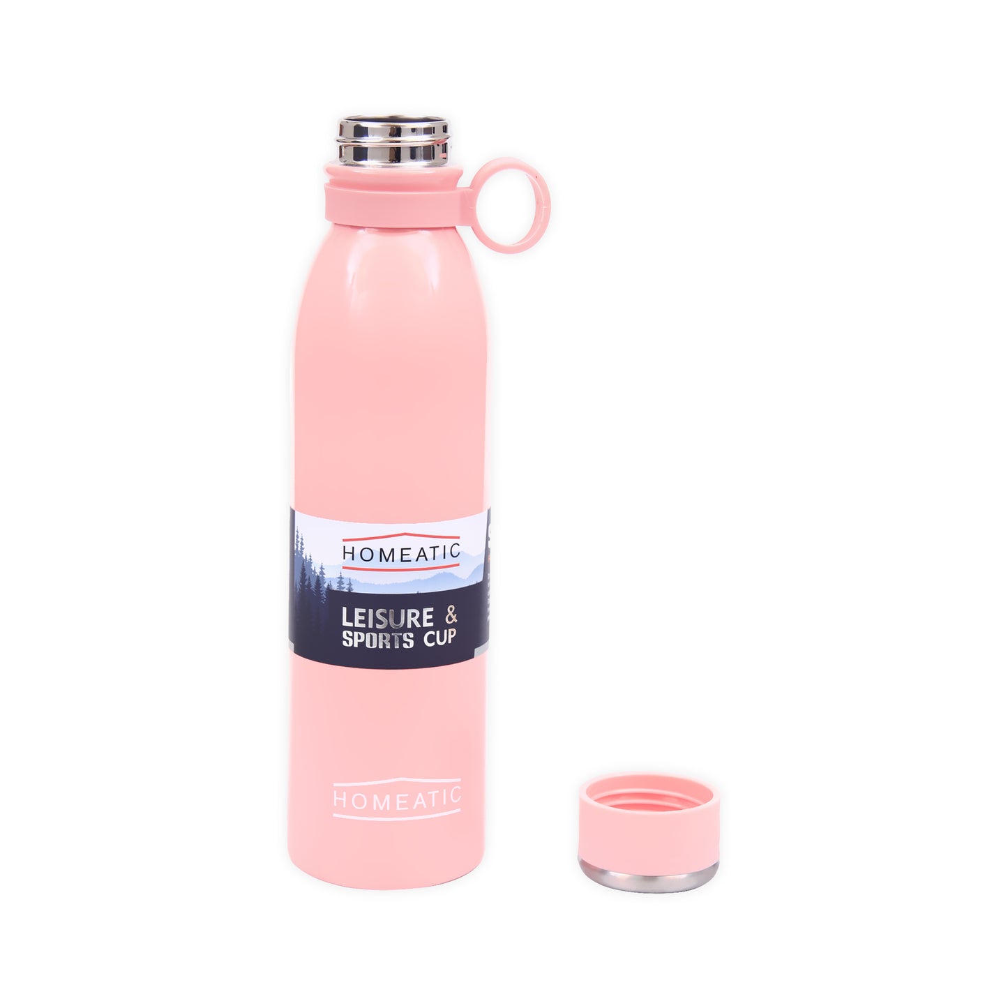 HOMEATIC VACUUM FLASK - 750ML PINK