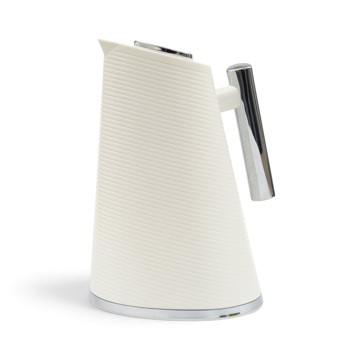 HOMEATIC GLASS VACUUM FLASK WHITE