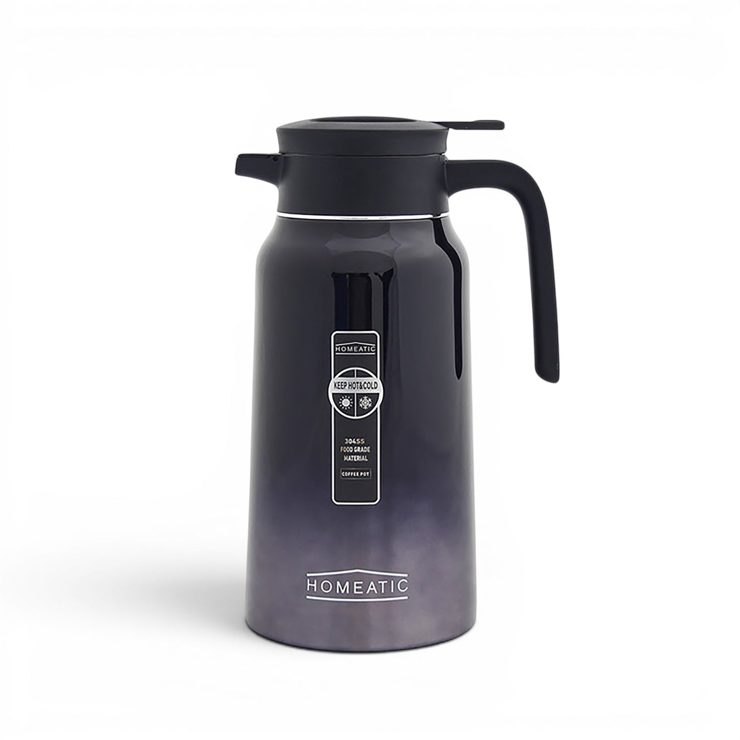 HOMEATIC STEEL PURPLE THERMOS 1.9 LITRES