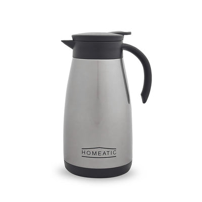 HOMEATIC DELUXE STEEL SILVER THERMOS 1.2 LITRES