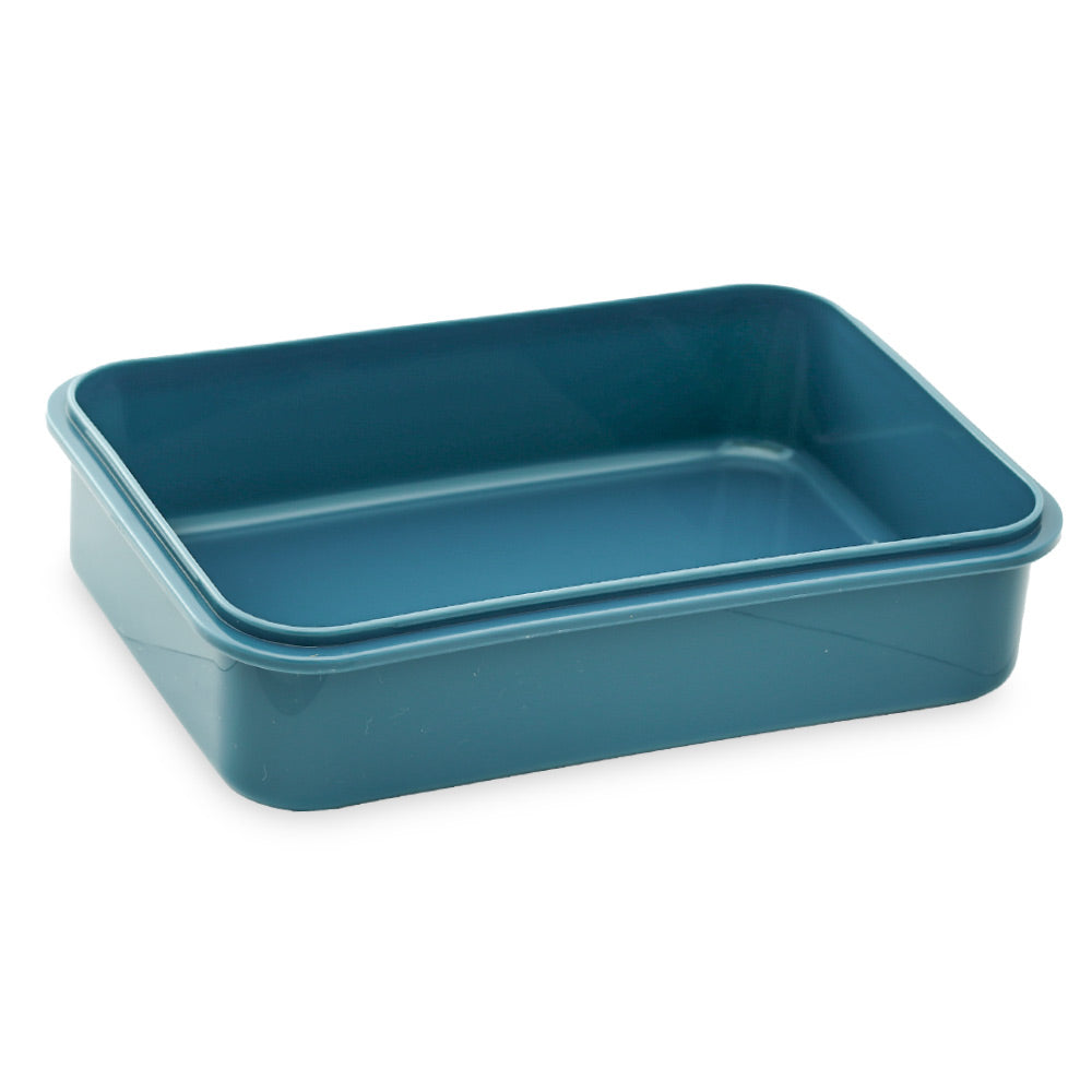 HOMEATIC MULTI-COMPARTMENT BLUE STAINLESS STEEL LUNCH BOX 750ML
