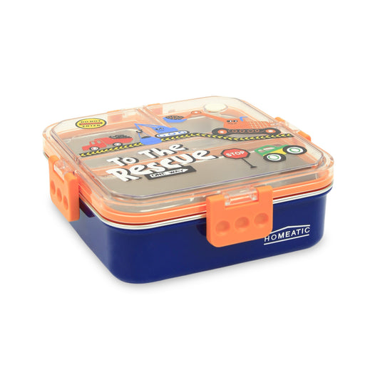 HOMEATIC "TO THE RESCUE" THREE-COMPARTMENT LUNCH BOX