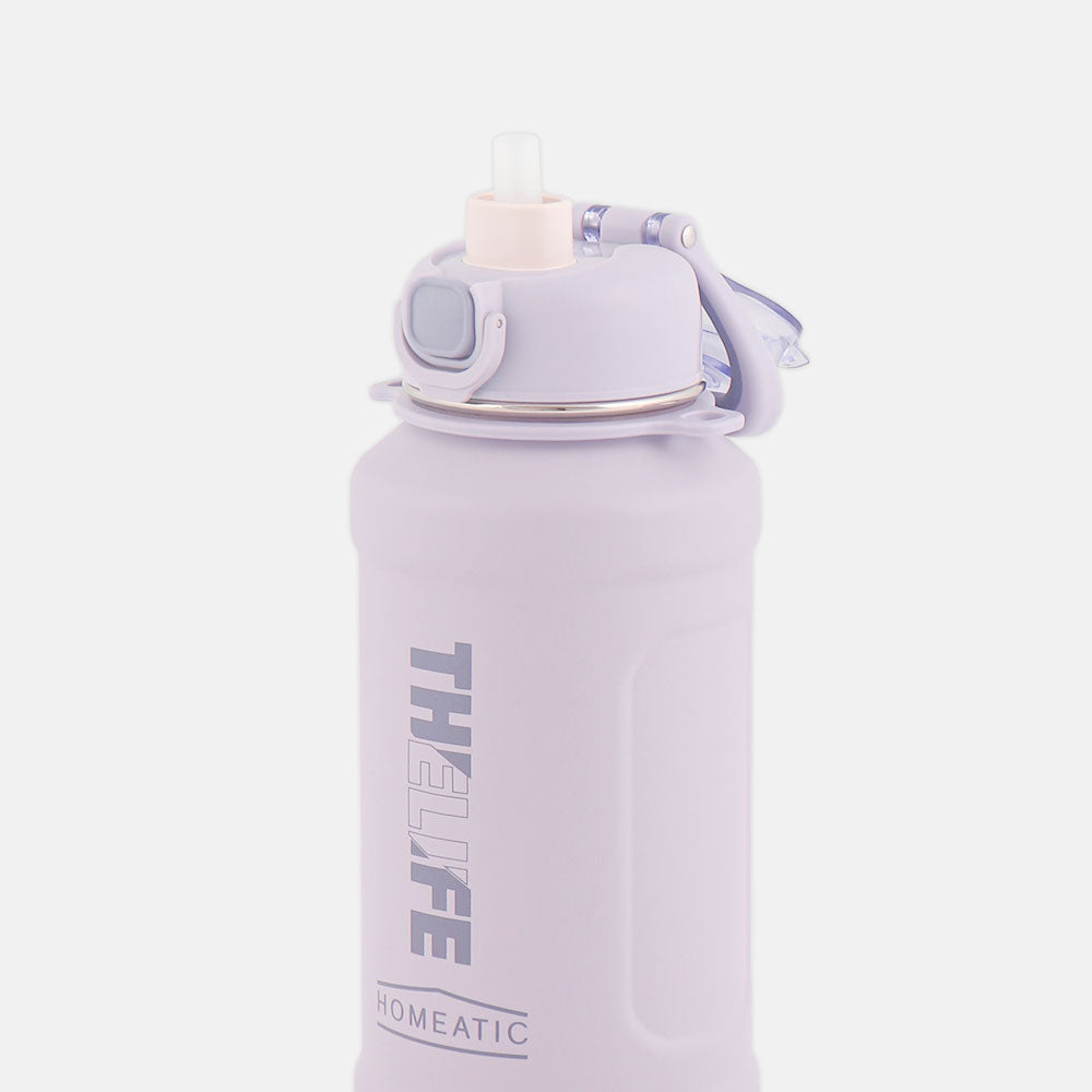 HOMEATIC THE LIFE VACUUM FLASK - PURPLE STEEL WATER BOTTLE 1000 ML