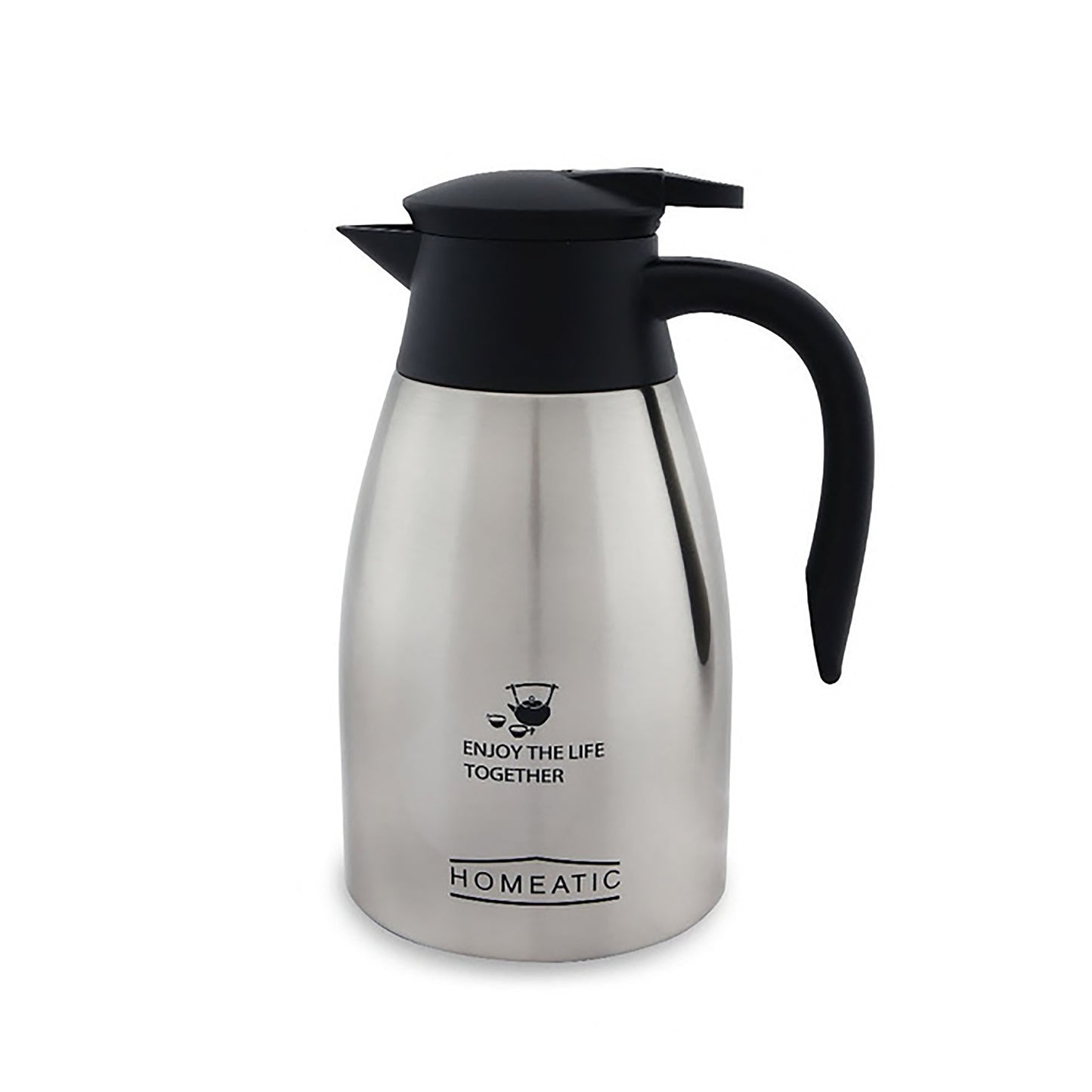 HOMEATIC STEEL THERMOS - 1.5L SILVER