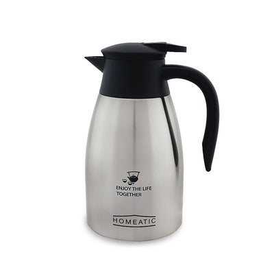 HOMEATIC STEEL THERMOS - 1.5L SILVER