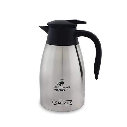 HOMEATIC STEEL THERMOS - 1.5L SILVER