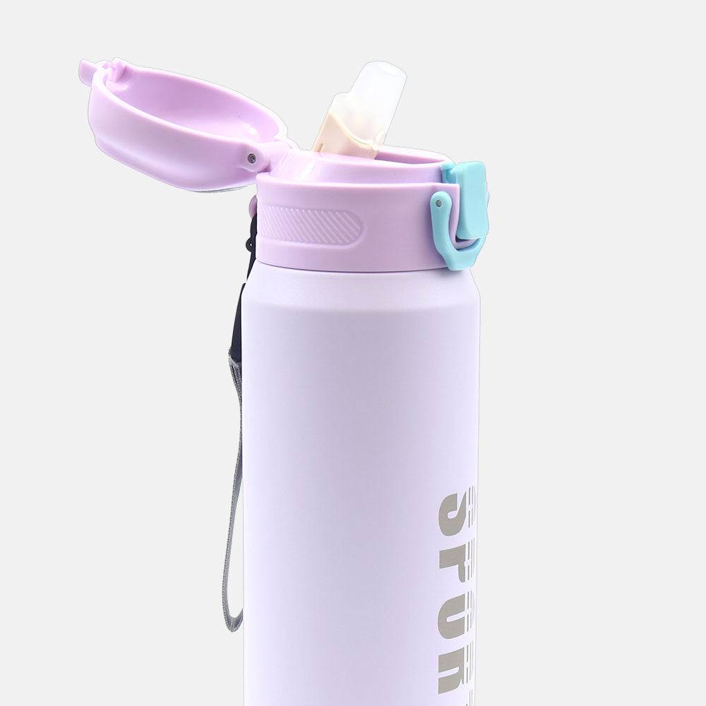 HOMEATIC VACUUM FLASK - PURPLE STEEL WATER BOTTLE 800 ML