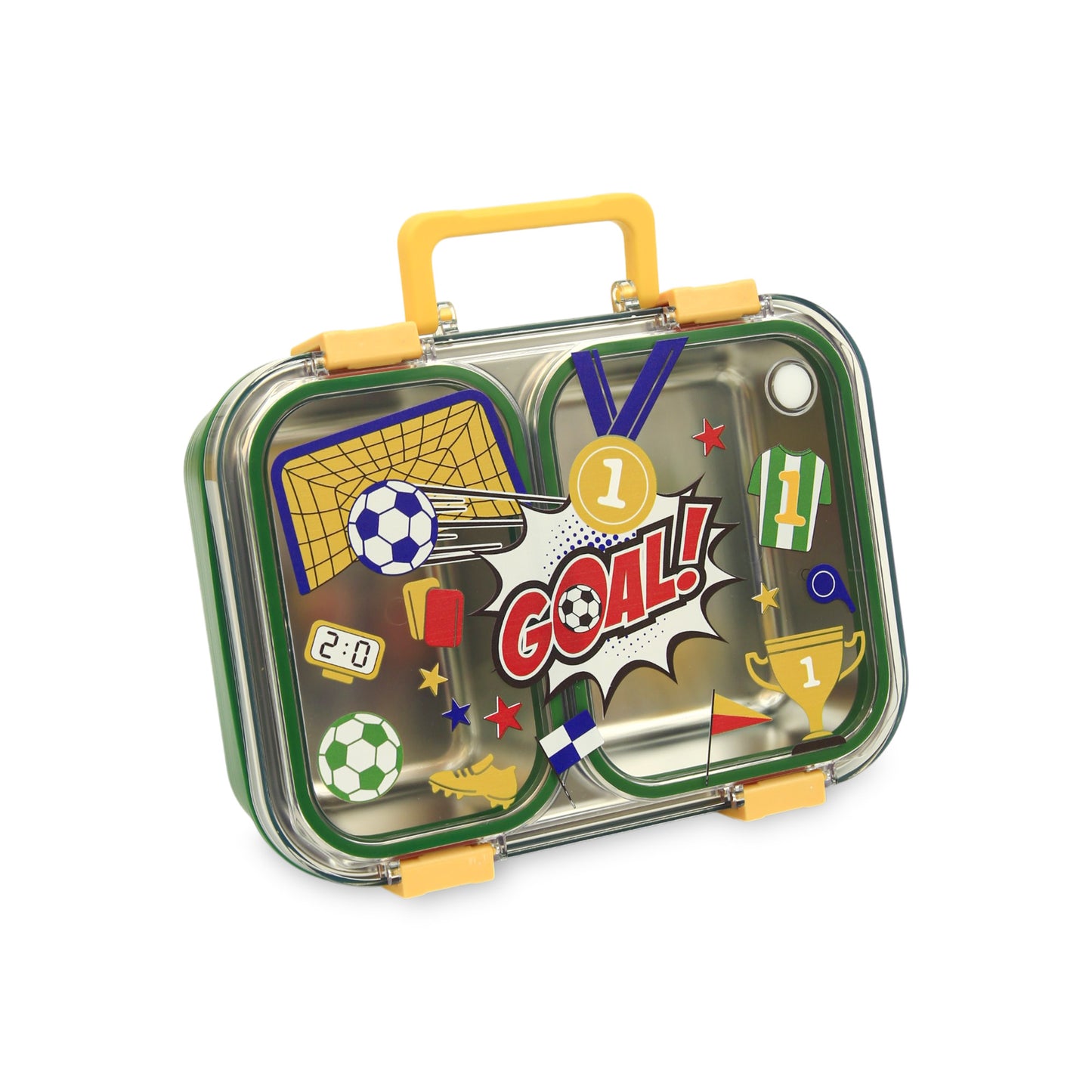 HOMEATIC VIBRANT DUAL-COMPARTMENT LUNCH BOX