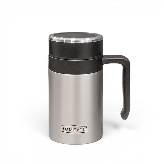 HOMEATIC SILVER COFFEE MUG 500ML