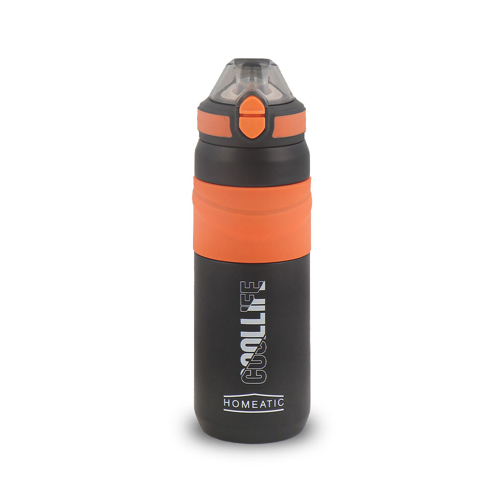 STEEL WATER BOTTLE 650 ML BLACK