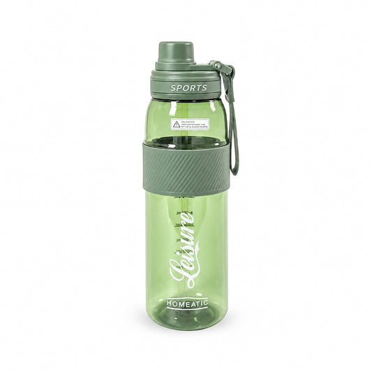 HOMEATIC LEISURE HYDRATION BOTTLE - GREEN SPORTS WATER BOTTLE 750ML