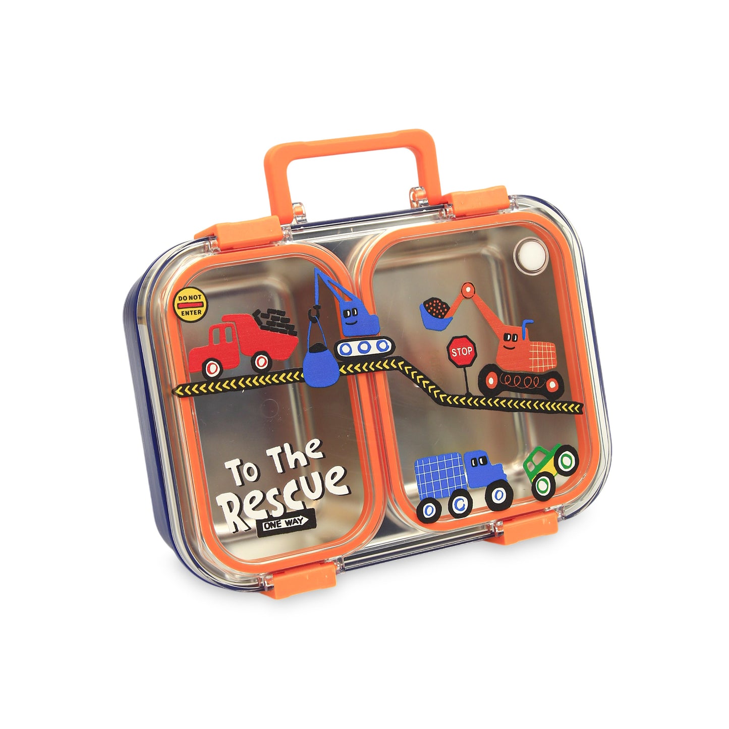 HOMEATIC VIBRANT DUAL-COMPARTMENT LUNCH BOX