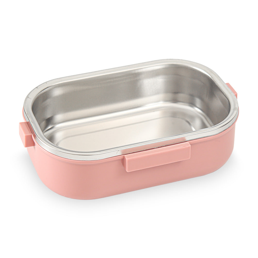 HOMEATIC ADVENTURE STAINLESS STEEL PINK LUNCH BOX 980ML