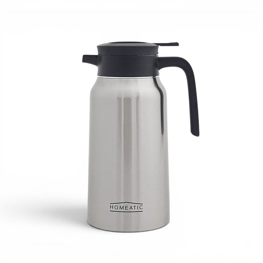 HOMEATIC STEEL SILVER THERMOS 1.9 LITRES