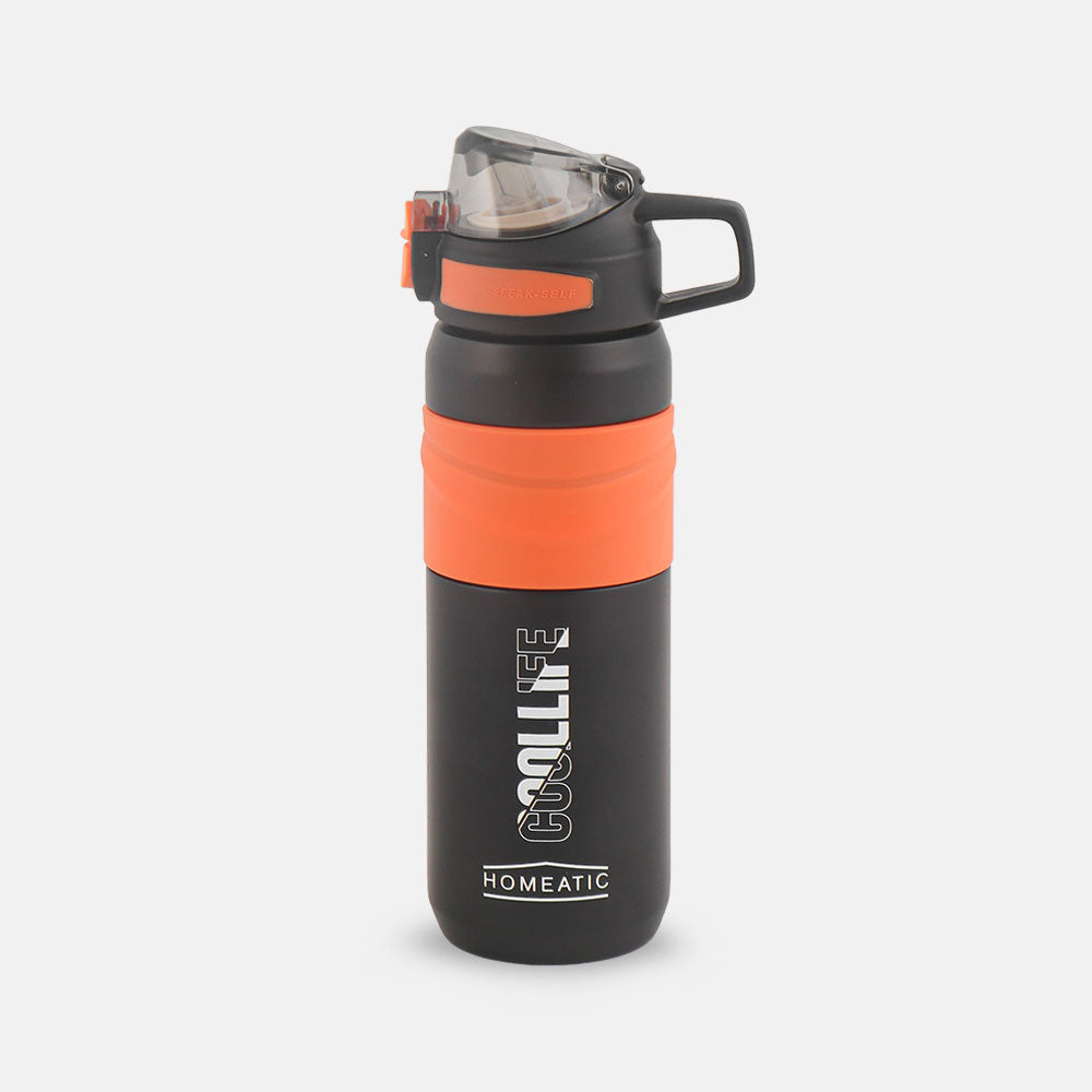 STEEL WATER BOTTLE 650 ML BLACK