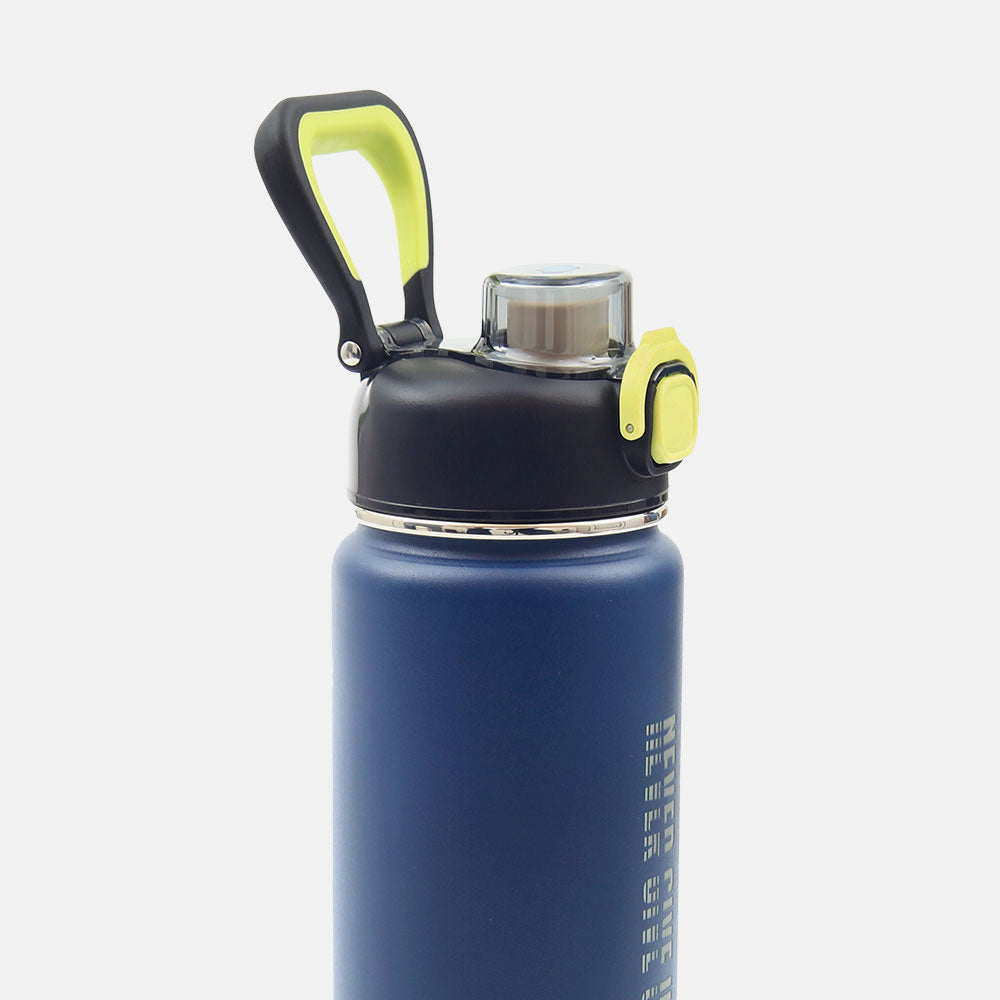 HOMEATIC VACUUM FLASK - BLUE STEEL WATER BOTTLE 750 ML