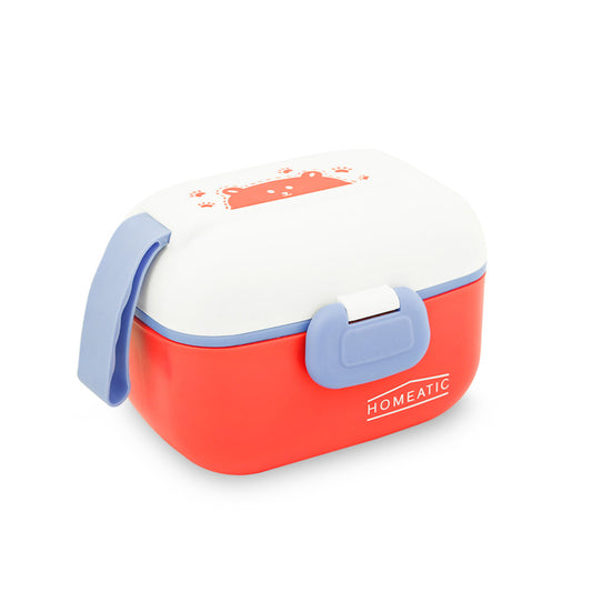 HOMEATIC KIDS RED SNACK CONTAINER LUNCH BOX 450ML